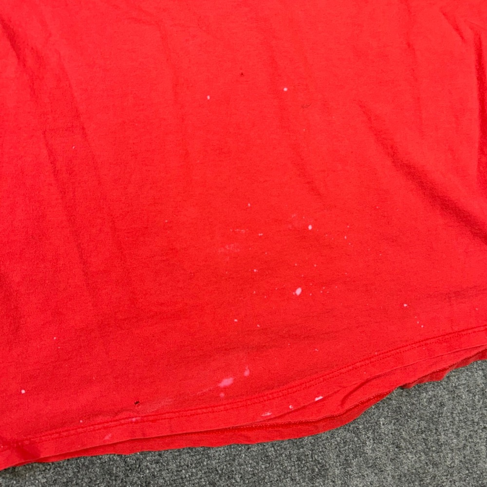 Vintage Red Eagle Graphic T-Shirt Short Sleeve Distressed Crewneck Mens XL - Picture 7 of 7